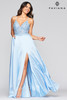 Faviana S10253 Satin Flowy Dress