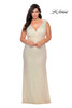 La Femme Curve 28770 Plus Size Prom Dress