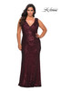 La Femme Curve 28770 Plus Size Prom Dress