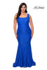 La Femme Curve 28948 Lace Plus Size Dress