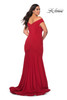 La Femme Curve 28963 Fitted Plus Size Dress