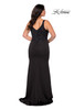 La Femme Curve 28964 Black Plus Size Dress
