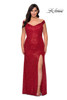 La Femme Curve 29023 Plus Size Sequin Dress