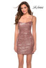 La Femme 29292 short sequin dress