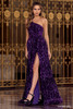 Sherri Hill 55092 One Shoulder A-Line Prom Dress