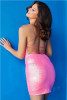 Jovani 23109 Sequin Hot Pink Dress