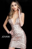 Jovani 63899 Sequin Short Cocktail Dress