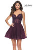 La Femme 31769 Short Tulle Homecoming Dress