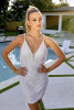 Primavera Couture 3898 Short Sequin Dress