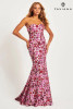 Faviana 11036 Sequin Floral Dress
