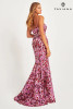 Faviana 11036 Sequin Floral Dress