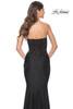 La Femme 32069 Strapless Dress