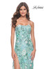 La Femme 32252 Strapless Sage Dress