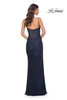 La Femme 32285 Hot Stone Fishnet Dress
