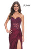 La Femme 32301 Strapless Corset Dress