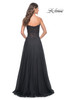 La Femme 32311 Strapless Chiffon Dress