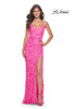 La Femme 32332 Floral Sequin Dress