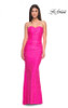 La Femme 32436 Strapless Hot Stone Dress