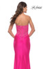 La Femme 30696 Strapless Jersey Dress