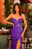 Amarra 88831 Strapless Hot Stone Dress
