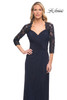 La Femme 23244 3/4 Sleeve Mother of the Bride Dress