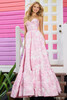 Sherri Hill 56055 Floral Strapless Dress