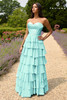 Faviana 11436 Strapless Ruffle Dress
