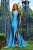 Faviana E11214 Simple Satin Dress