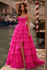 Sherri Hill 57581 Strapless Ruffle Ballgown