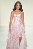 Sherri Hill 57996 Strapless Floral Ruffle Dress