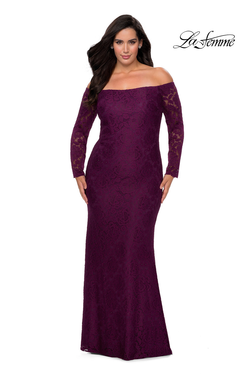 La Femme Curve 28859 Dress La Femme Curve 28859 Plus Size Dress | Onlineformals.com