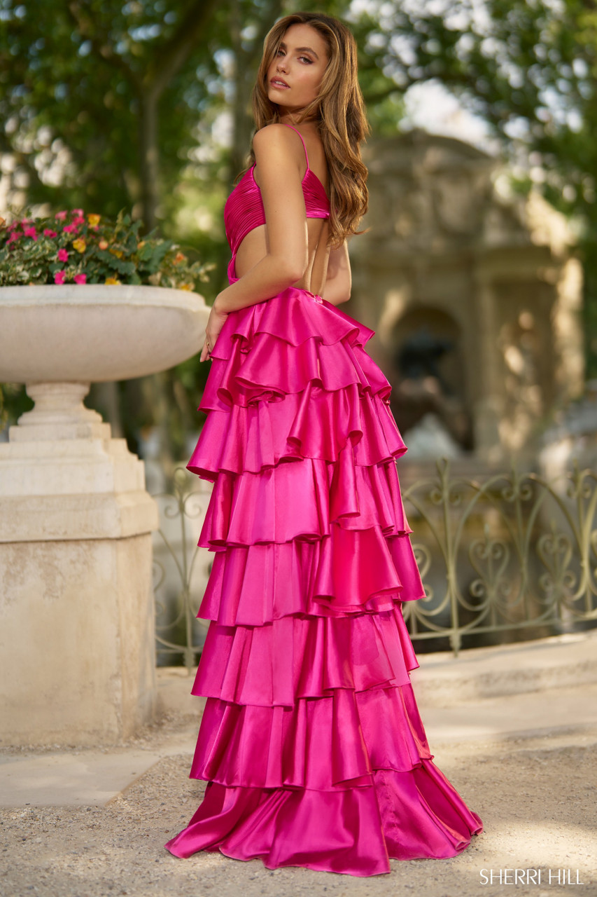 sherri hill pink ruffle dress Buy dress style 56196 designed by SherriHill