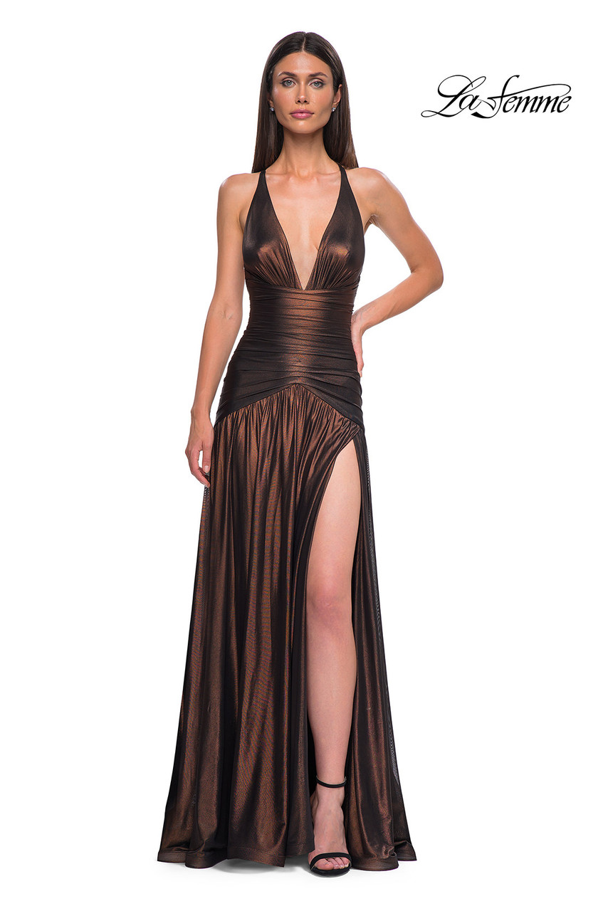 la femme halter dress La Femme 31293