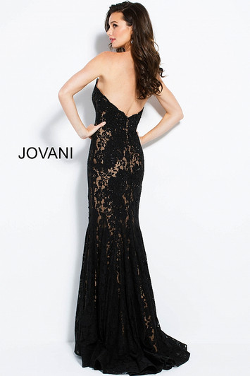 Jovani 37334 Beaded Lace Dress