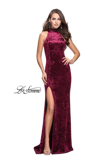 La Femme 25783 Velvet Dress