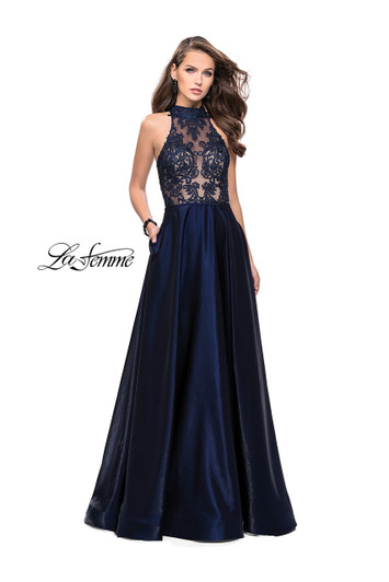 La Femme 25617 A-Line Dress