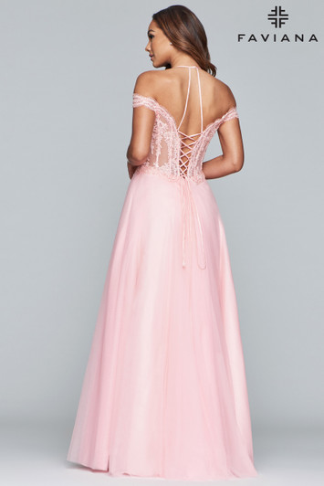 Faviana S10229 Tulle Dress