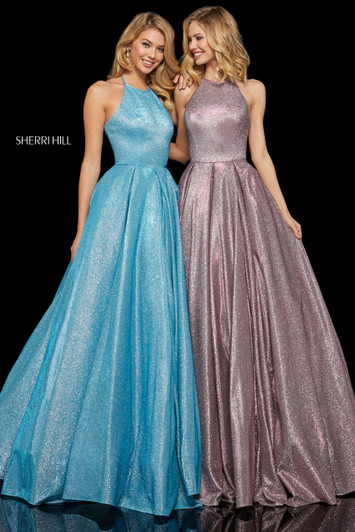 Sherri Hill 52964 Glitter Ballgown Dress