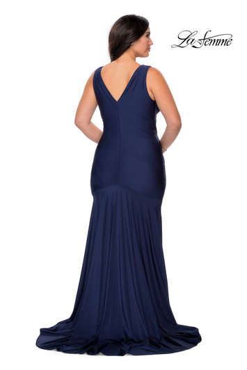 La Femme Curve 29016 Jersey Plus Size Dress