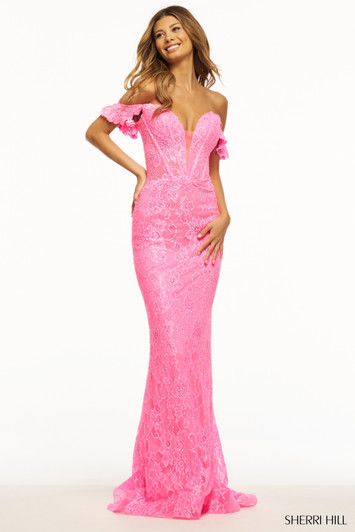 Sherri Hill 56064 Lace Dress