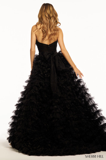 Sherri Hill 56067 Ballgown Ruffle Dress