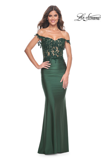 La Femme 32302 Off-the-Shoulder Dress