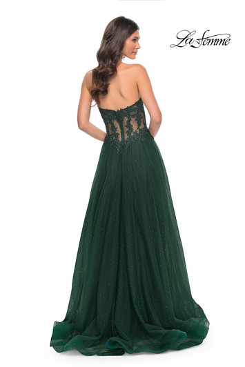 La Femme 32313 Strapless Ballgown Dress