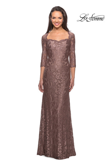 La Femme 26427 Mother of the Bride Lace Dress