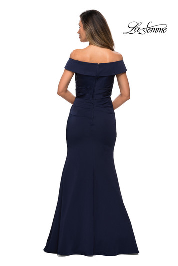 La Femme 28110 Off the Shoulder Mermaid Dress