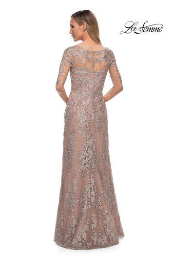 La Femme 29225 Lace Mother of the Bride Dress