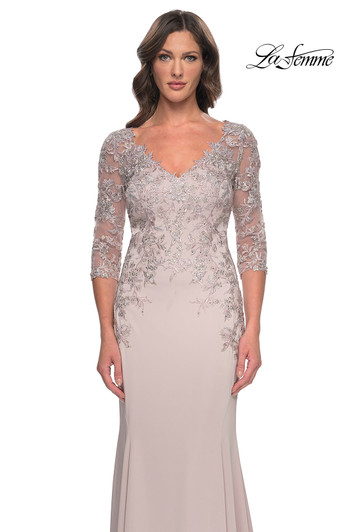 La Femme 31194 Fitted Mother of the Bride Dress