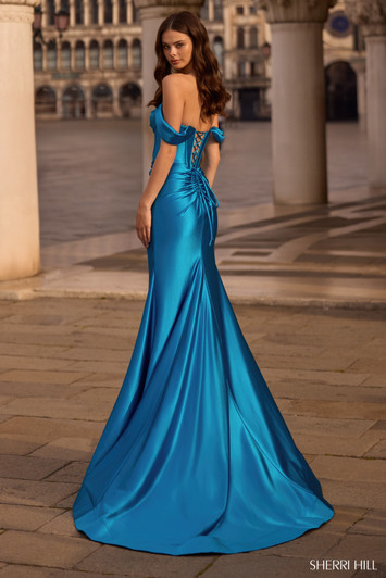 Sherri Hill 57454 Satin Dress
