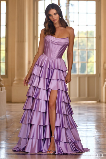 Ruffle Dresses | Onlineformals.com