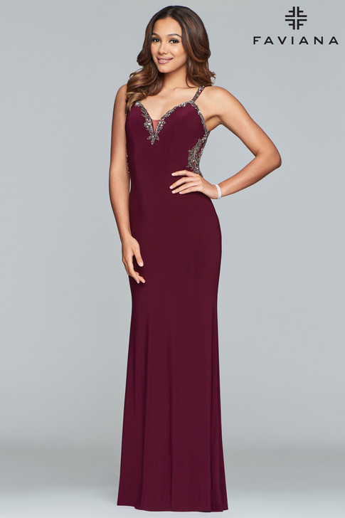 Faviana S10107 Jersey Dress